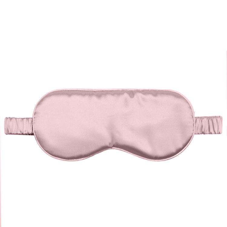 Mulberry silk eye mask custom embroidery printing sleep shading eye mask silk