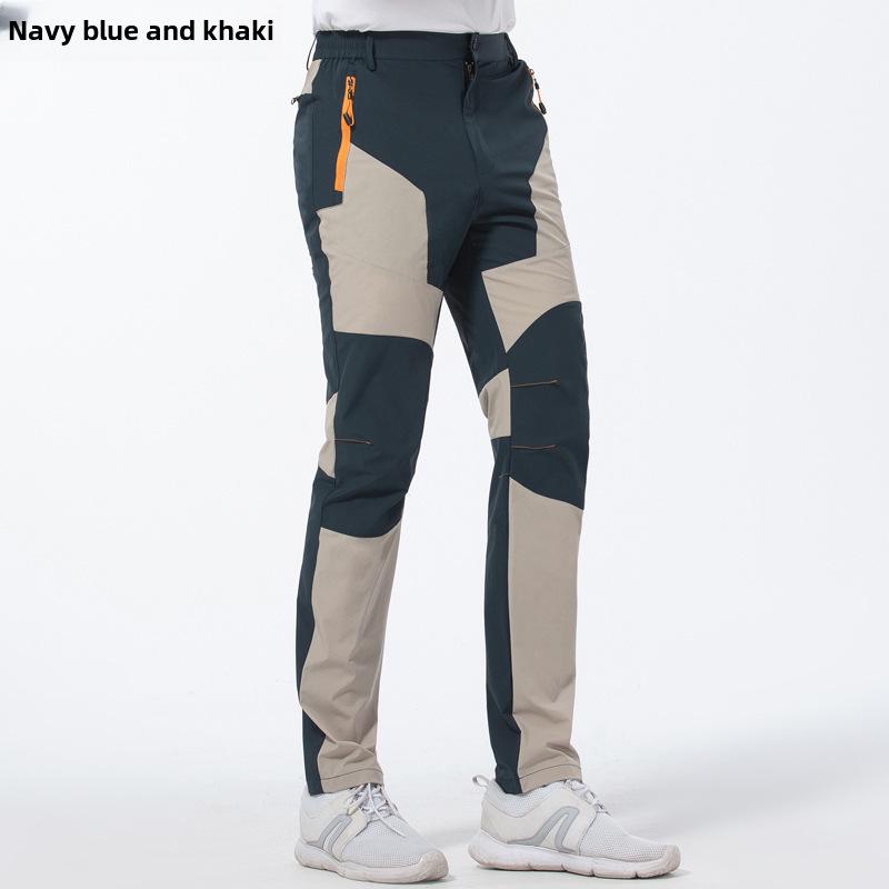 Pánské nepromokavé strečové horolezecké kalhoty – Větruodolné, Odolné proti oděru, Rychleschnoucí a Prodyšné.