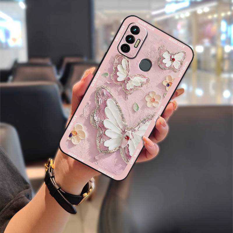 Anti-dust Shockproof Phone Case For Tecno Spark 7/Spark7T Silicone Protective Durable Cartoon Soft case Phone Pouch TPU