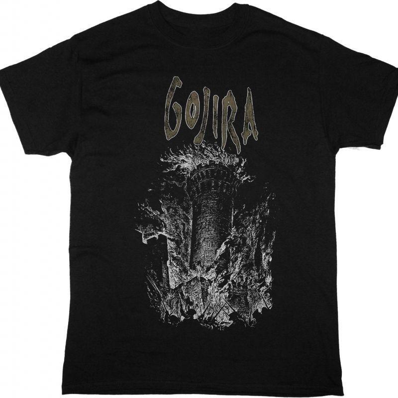 Gojira Castle Burning Black T-Shirt S разноцветный