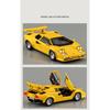 1/24 Lamborghini Countach LP5000s Alloy Classic Sports Car Model Diecast Metal Track Racing Car Vehicles Model Sound and Light Kids Toy Gift