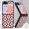 Sandstone Marble Case For Samsung Z Flip 8 7 6 5 Luxury Leather Skin Hard Folding Phone Cover For Galaxy Z Flip8 Flip7 Flip6