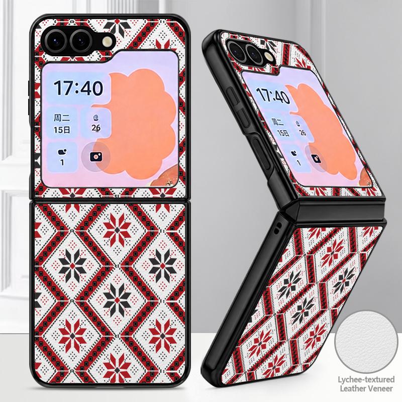 Sandstone Marble Case For Samsung Z Flip 8 7 6 5 Luxury Leather Skin Hard Folding Phone Cover For Galaxy Z Flip8 Flip7 Flip6