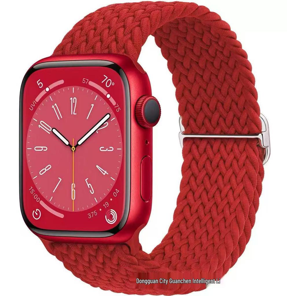 Elastic Woven Nylon Strap for Apple Watch Series 4-10 & Ultra 2