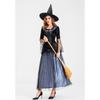 Costumes Halloween New Black Veil Witch Costume Witch Costume Temperament Witch Night Ghost Game Costume