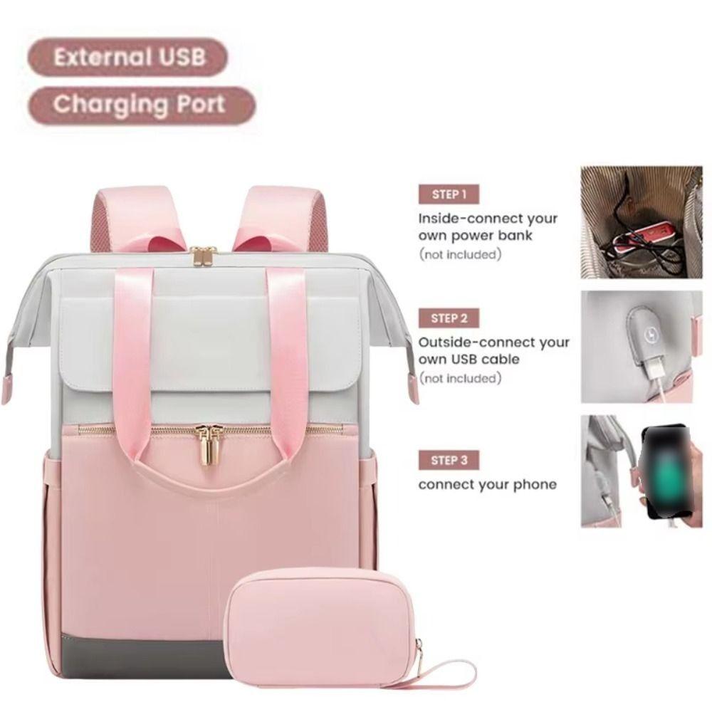 Multifunctional Mommy Shoulder Bag Waterproof Baby Stroller Organizer  Business Trip