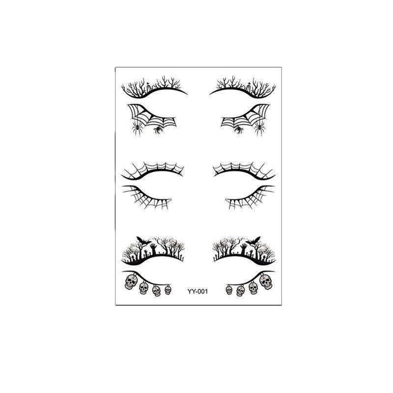 New Trendy Disposable Eyelash & Eyeshadow Tattoo Stickers