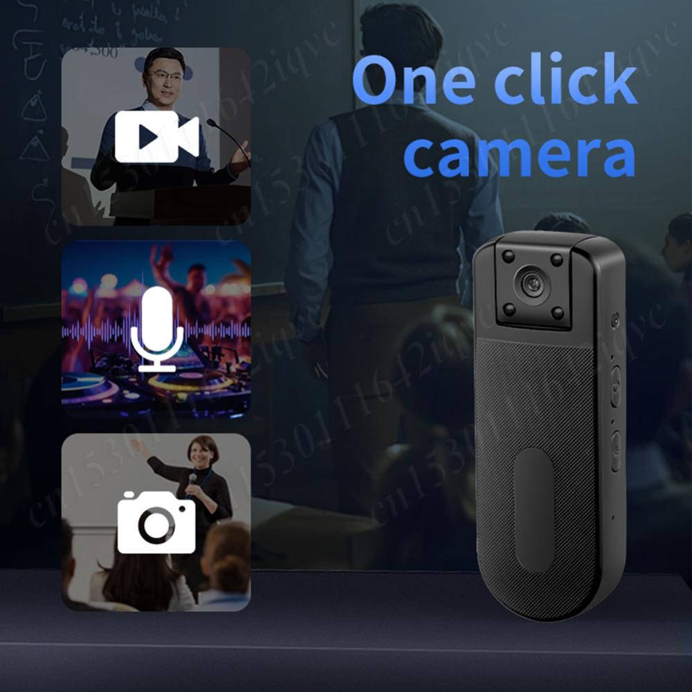 HD 1080P Mini Body Camera Night Vision WiFi Portable Small Personal Camcorder Wearable Worn Bodycam Outdoor Video Recorder