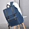 Schoolbag Solid Color Simple Fashion Backpack Large Capacity Trend Laptop Backpack Premium Student Casual School Bag