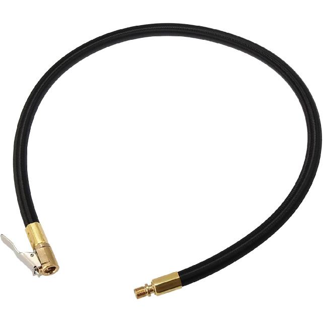 

Copper Nylon 60cm 24 Tire Valve Connect Pipe Air Chuck Inflator Compressor Pump Extension Hose for Car Motorbike Bike Quick Connect Item Replacement