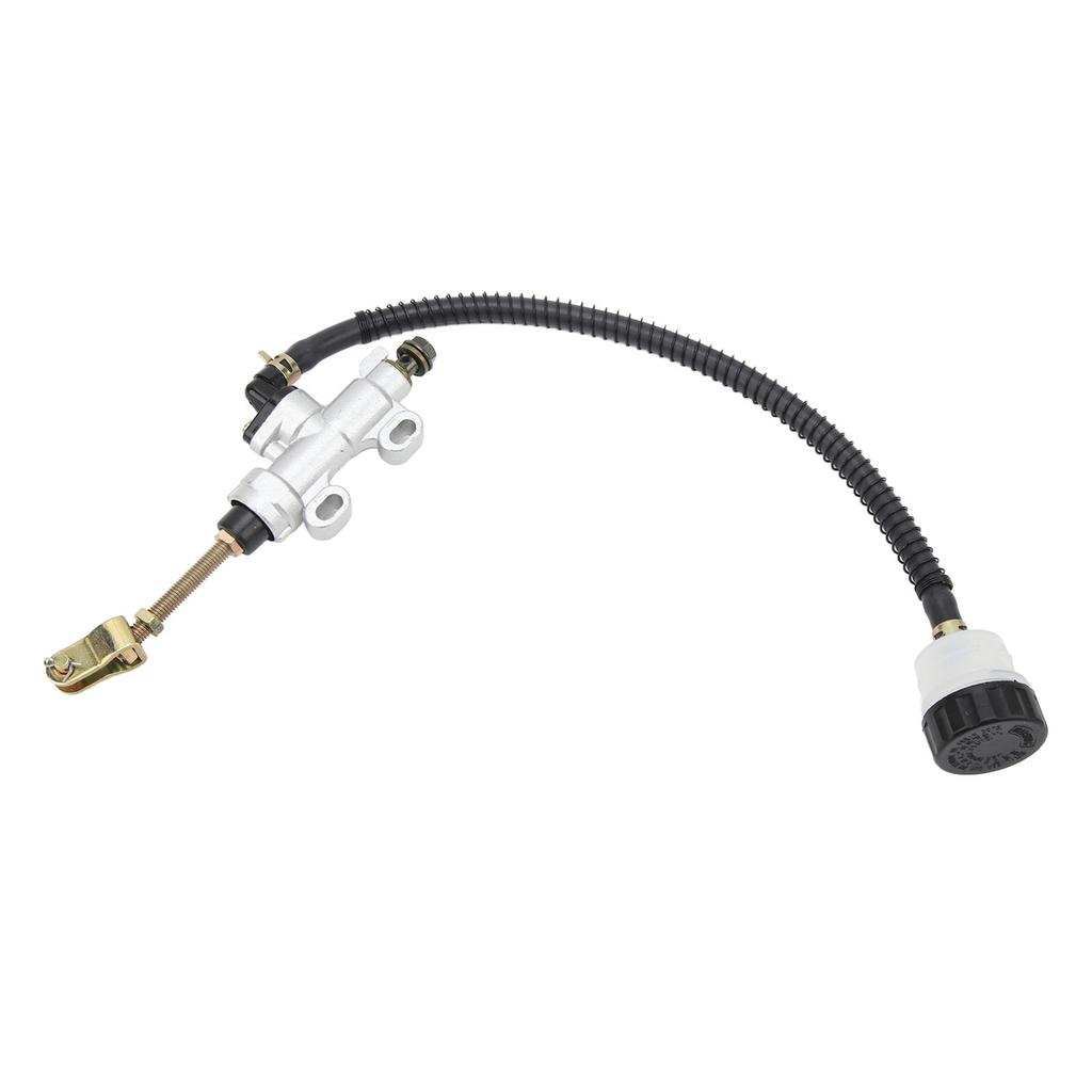 Motorcycle Rear Brake Pump Universal Rear Brake Master Cylinder with Reservoir for ATV Quad Dirt Bike