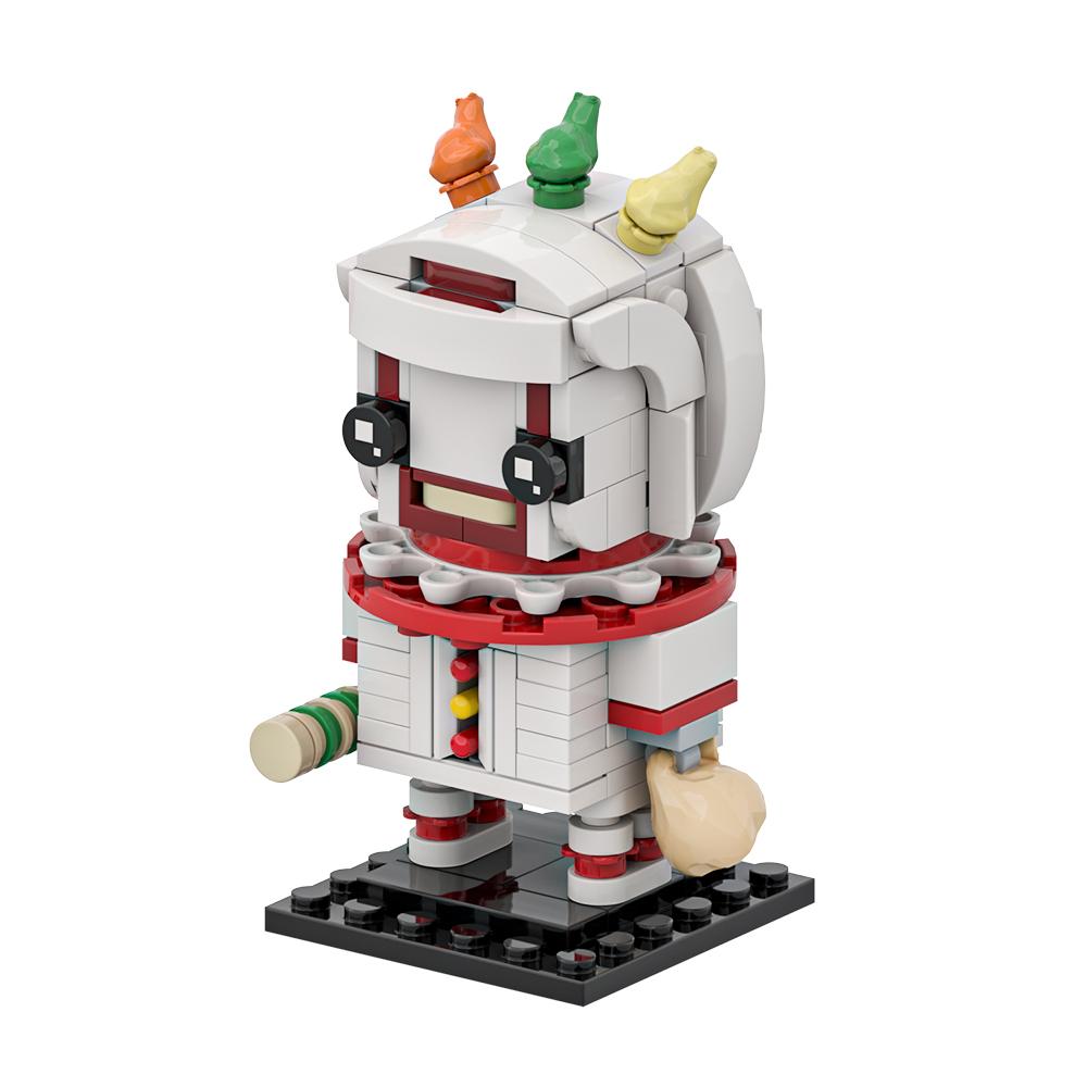 MOC American Horror Story Twisty The Clown Model Building Block Theater Killer Clown Brickheadz Horror Doll Brick Toy Adult Gift