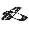 2PCS Fog Light Bumper Cover Grille 2118850922 Replacement For E320 E350 E550 E63 AMG 2007‑2009