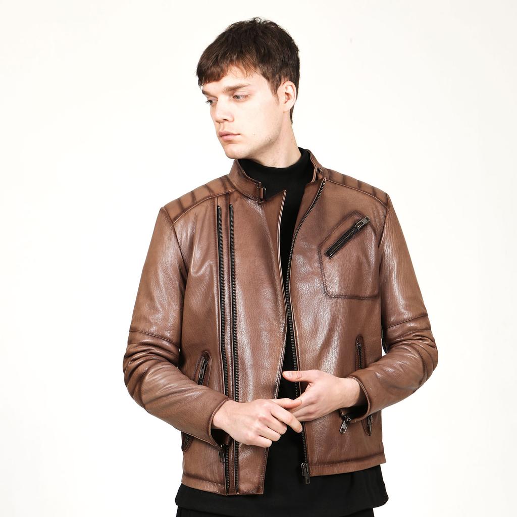 Jumbo Genuine, Real Leather Man, Male Mont