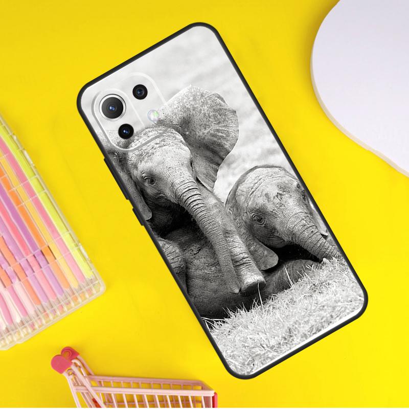 Elephant Animal Cover For Xiaomi 14 Ultra 13 11T 12T 13T 14T Pro POCO X6 X7 Pro X3 X5 F3 F5 F6 M6 Pro Case