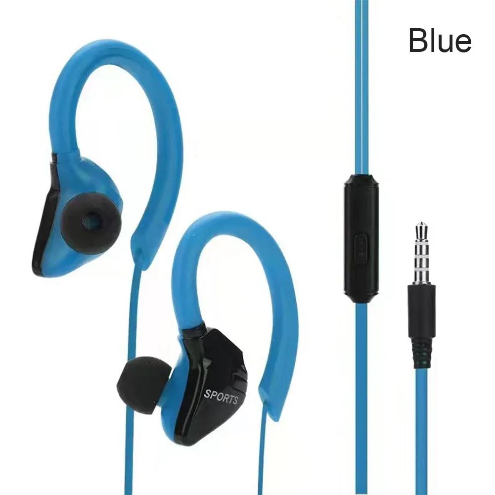 S760 Wired In-ear Waterproof Earphones Ear Hook Earbuds Stereo Super Bass Headphones Sport Headset with Microphone