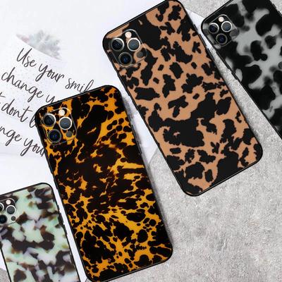 Tortoise Pattern Tortoiseshell Case For Oppo A94 A74 A54 A15 A17 A57 A6 A5 Pro A16 A76 A96 A40 A60 A80 A18 A38 A58 A78 A98