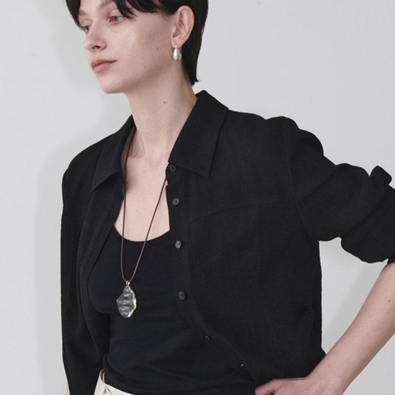 LOEUVRE Pendant Strap Necklace SX5XX002_3color