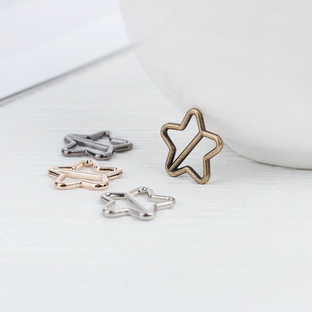 20Pcs 7Mm Mini Tri-Glide Belt Buckles For Diy Doll Shoes/Bags/Clothes Small Metal Decor Buckles Buttons Doll Sewing Accessories