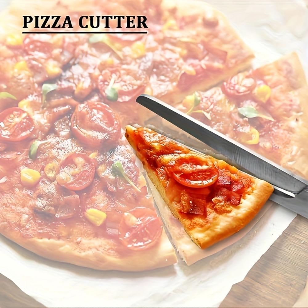 1 st Pizzasax, Pizzaskärare, Pizzadelare, Bekvämt Mjukt Handtag, Multifunktionell Köksax
