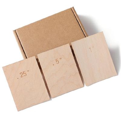 Pack of 3 Guitar Neck Shims for Bolt On Guitars Adjustable Tapered Enhances Neck Angle Precisions Fit for Custom Repairs
