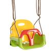 3 in 1 Detachable Kids Swing Seat with Safety Belt, Adjustable Rope for Indoor, Outdoor, Playground, Garden, Green