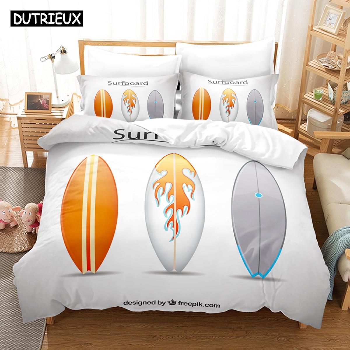 

Комплект постельного белья с 3D-принтом Аниме Серфинг Лето Пододеяльник с наволочкой Двуспальный Односпальный Кинг-сайз EU single(135x200cm)