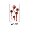 New Waterproof Halloween Horror Wound Scar Face Disposable Temporary Tattoo Scar Sticker