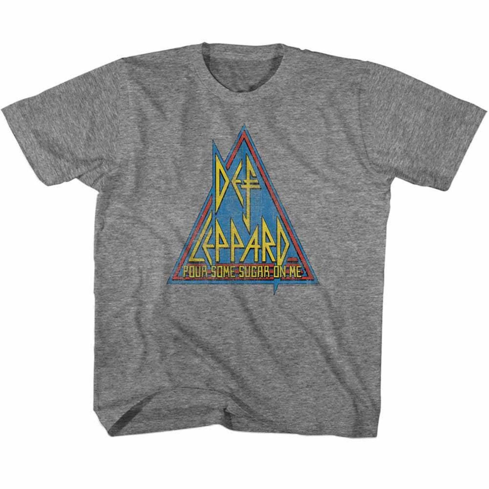 Def Leppard Primary Triangle Heather Children s T-Shirt 3XL