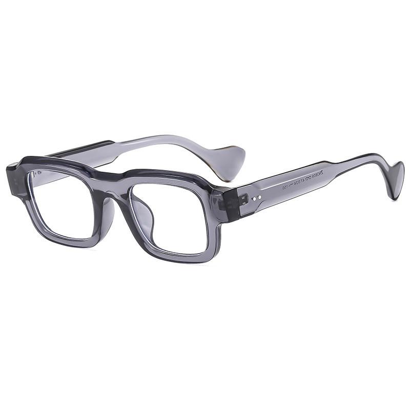 

Hip Hop Square Frame Sunglasses With Uv400 Protection For Fashionable Outdoor Wear GrayLightBlock