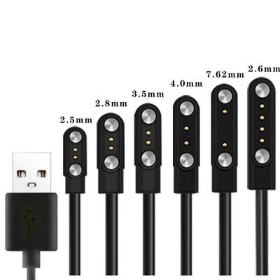 2-poliger 4-poliger Smartwatch-Dock-Ladeadapter, USB-Ladekabel, Kabel für Smartwatch-Ladekabel für Erwachsene/Kinder