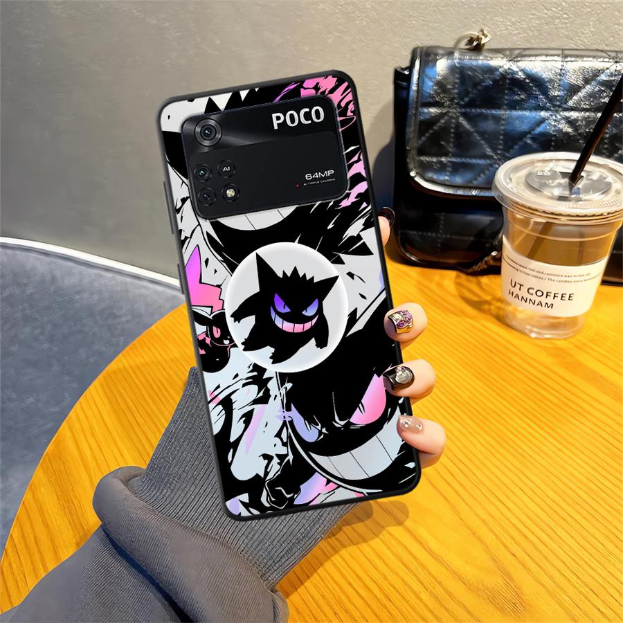 

Case for Xiaomi Poco F8 M5 F1 C71 C75 X3 X4 X5 X7 Pro C50 F3 M3 M4 M7 Pro C61 Funda Phone Cover Cool Gengar Pokemon Poco M5s