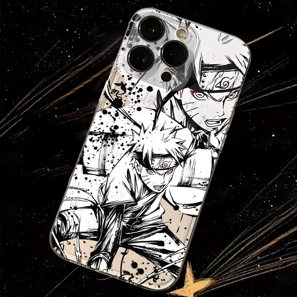 

Cool Anime N-Narutos Magnetic Phone Case for iPhone 17 16 15 14 13 12 11 8 7 Air Plus Pro Max X XR XSMax Soft Clear Tpu iPhone 11