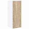 Wall Cabinet Sonoma Oak and White 30 X 31 X 80 Cm