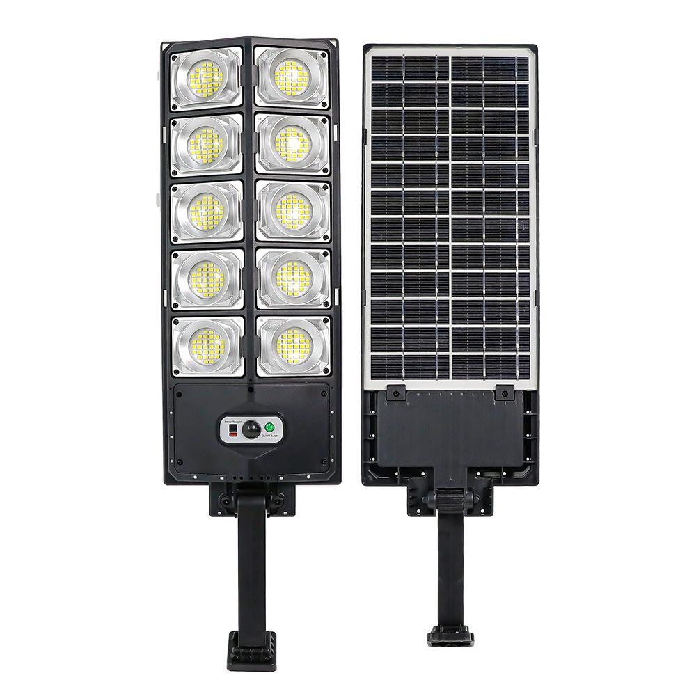 New 360 ° LED Solar Outdoor Light - Super Bright 6500K, 3 Modes, Wide-angle Motion Sensor, Semi Embedded Installation, Solar Charging