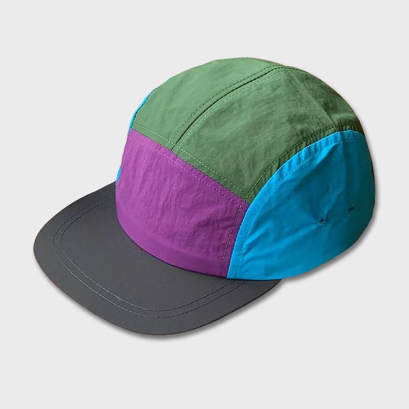 Casquette de Baseball pour Hommes Femmes Chapeau Trucker 5 Panneaux Non Structuré Snapback Léger Tous Sports pour la Course à Pied la Randonnée le Tennis (as the picture,Adjustable) blue