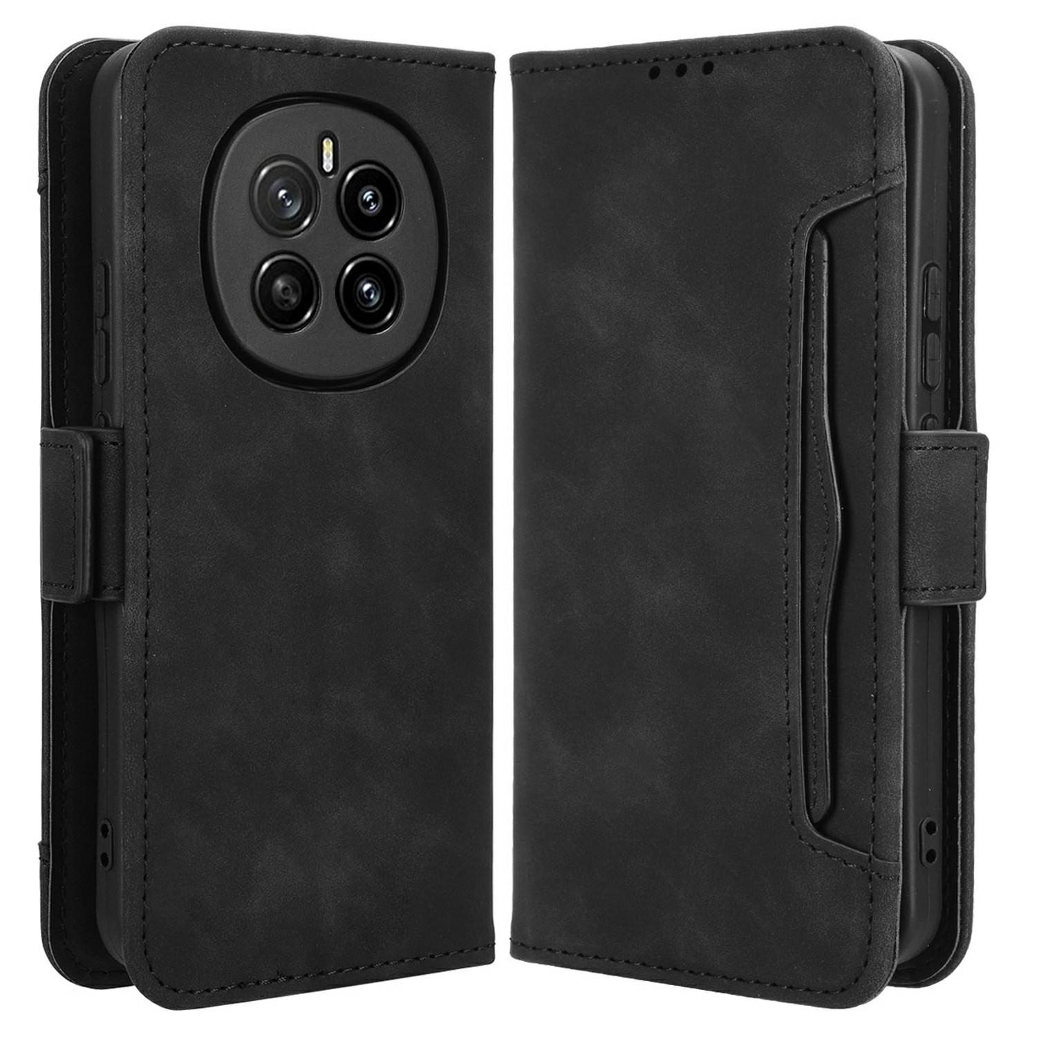 

For Honor Magic7 5G Leather Case Phone Wallet Cover with Multiple Card Slots A