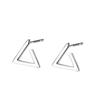 Triangular Earrings Simple Earrings Temperament Ears Colons and Ear Holes Without Taking Off Earrings Trend