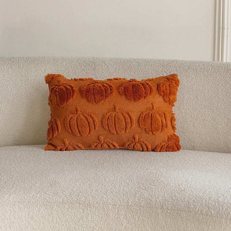 Thanksgiving Pillow Case, Living Room Sofa, Quilted Embroidery Craft Pillow, Bedroom Bedside Pillow Case, Cushion Cover
