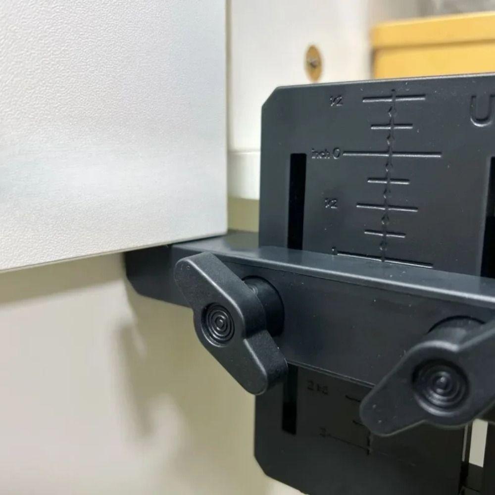 Adjustable Cabinet Door Mounting Jig Mini Multipurpose Cabinet Door Mount Locator Plastic Professional