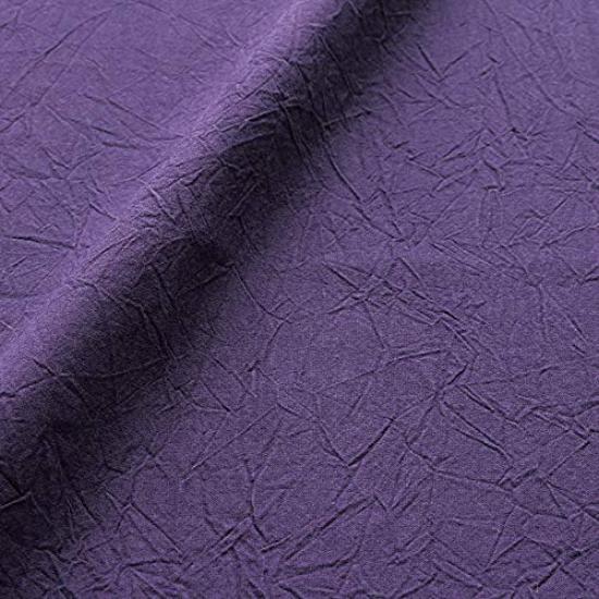 Cosmo Textile Hand Wash 110cm Wide X 4m Sheeting, Plain, Wrinkled, Violet, Approx. Cut, AD2678-278-4M