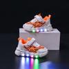Kinder-Sportschuhe mit Dinosaurier-Motiv, atmungsaktive Mesh-Sneaker für Jungen und Mädchen, Kleinkinder, leichte Lauflernschuhe mit rutschfester Innensohle, für draußen und drinnen, für die Schule