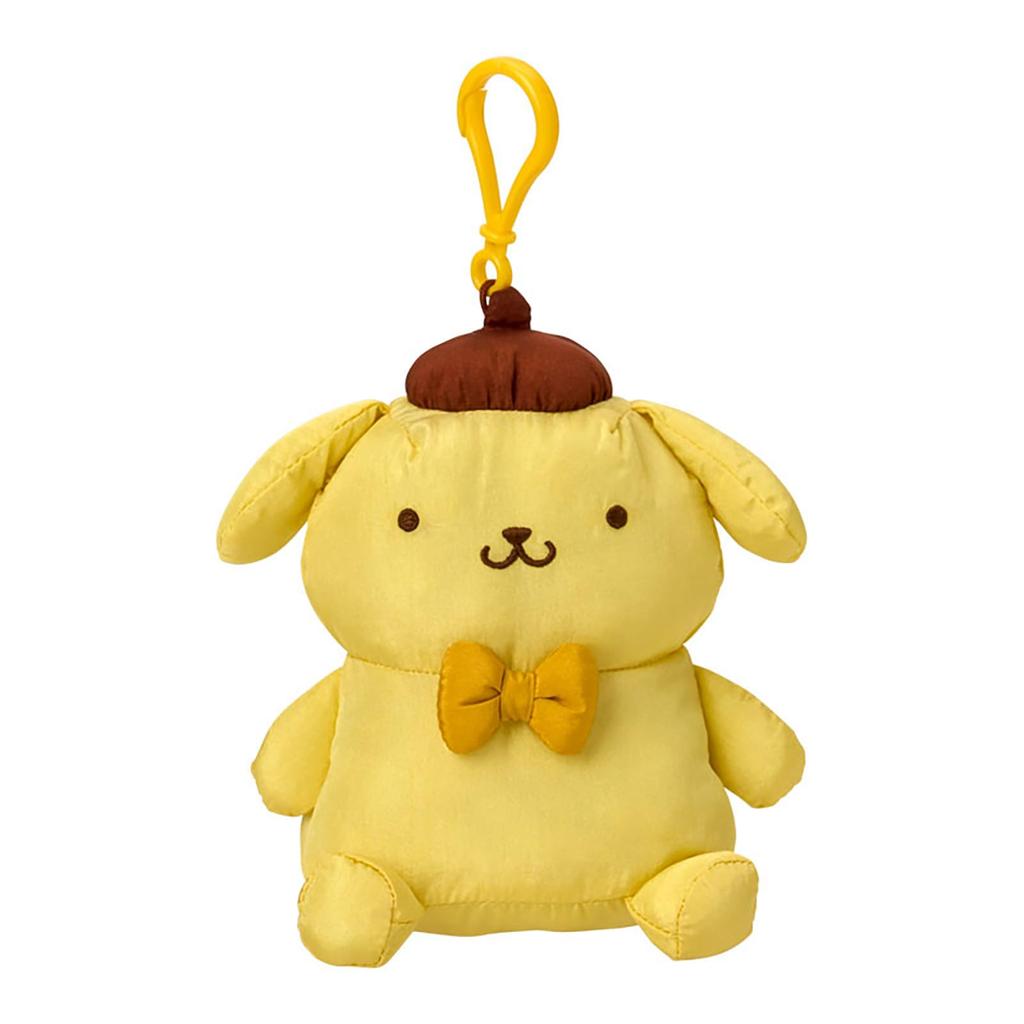 Sanrio Mascot Holder ABS Ages 6 and 320463 (SANRIO) (Fuwashika Kids) Pompompurin, Nylon, Polyester, Resin, Up, Strap,