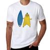 Surfing cartoon funny character with surf TShirt Clothing for a boy anime shirt funny meme tshirts shirts Unisex