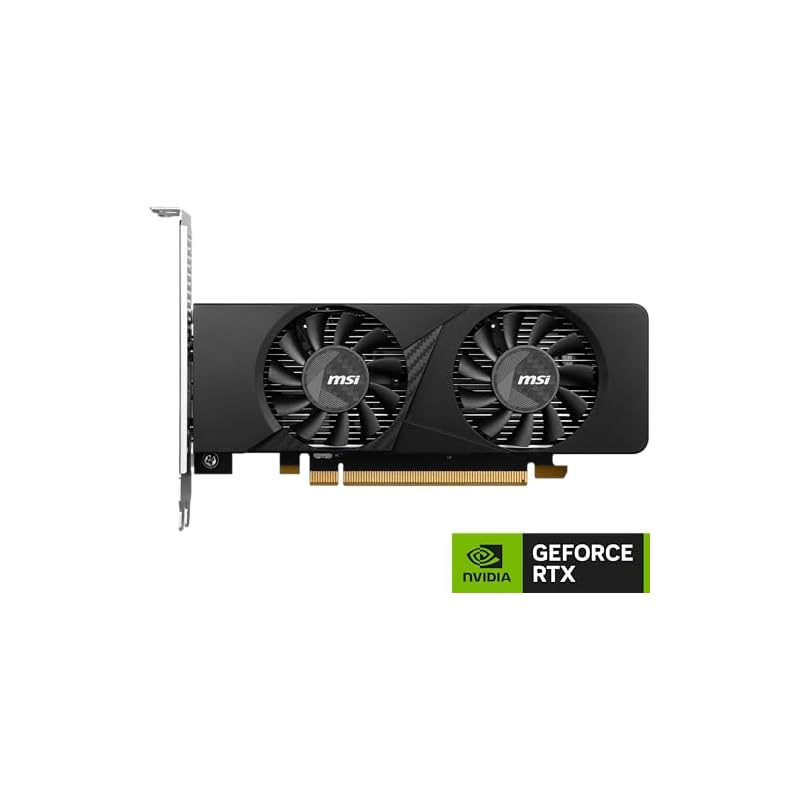 MSI GeForce RTX 3050 LP E 6G OC Graphics Card VD9314