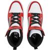 Puma Rebound V6 Mid Ac Jr Versatile Comfortable Mid-Top Kids Skate Shoes Kids Skate Shoes Red White Black 404317-02
