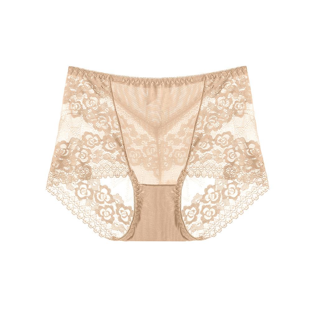 Sexy Underwear for Women Breathable Comfortable Panties Fashionable Mid Waist No Trace Briefs Female Knickers Lace Underpant