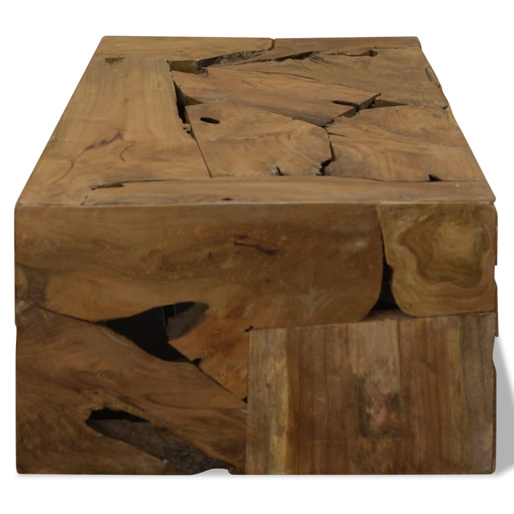  Teak Coffee Table, 90 X 50 X 30 Cm, Brown