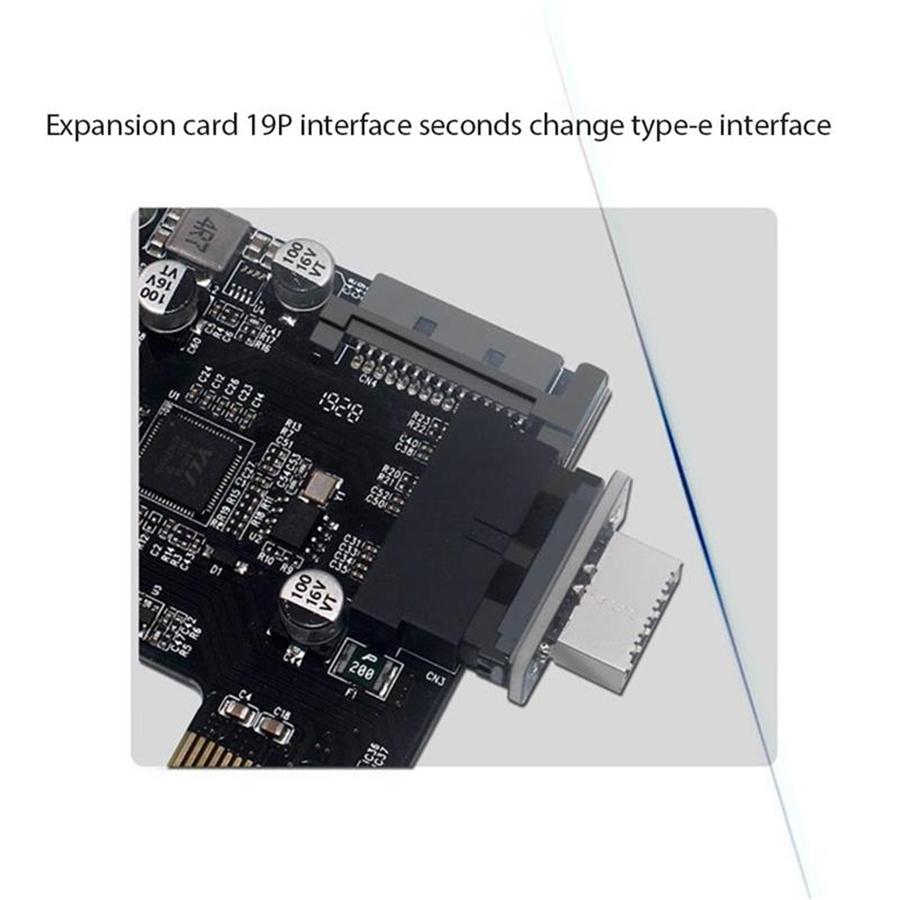 USB TYPE-E 90 Degree Adapter Chassis Front TYPE C Plugin Port For PC Motherboard