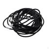 3mm Rubber Cord Necklace Chain with Secure Copper Clasp